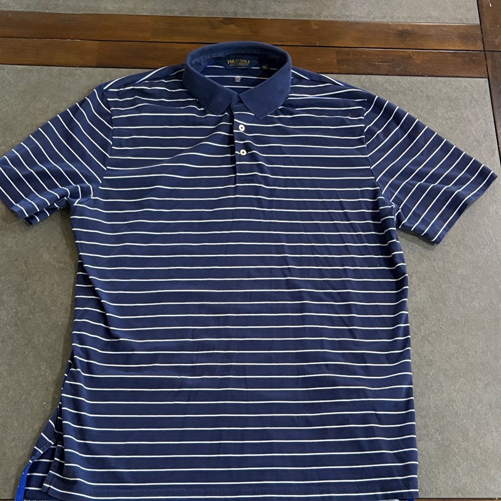 Polo by Ralph Lauren Dark Blue Striped Shirt